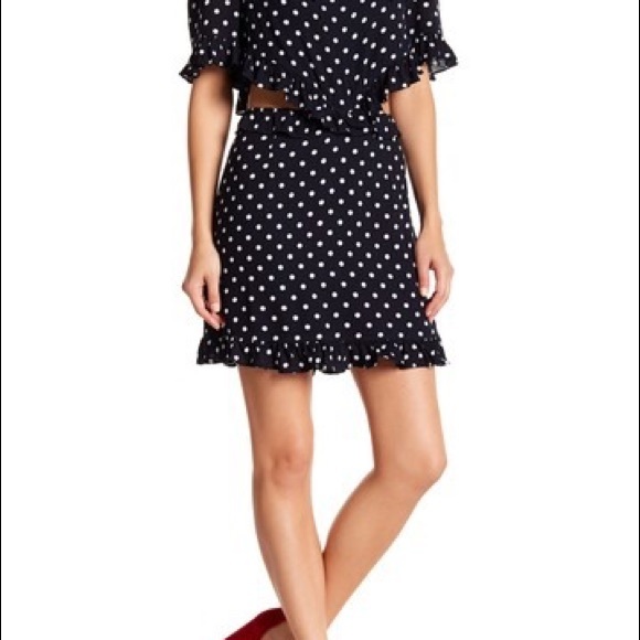 NWT Lucca Couture - polka dot mini dress - Picture 2 of 3